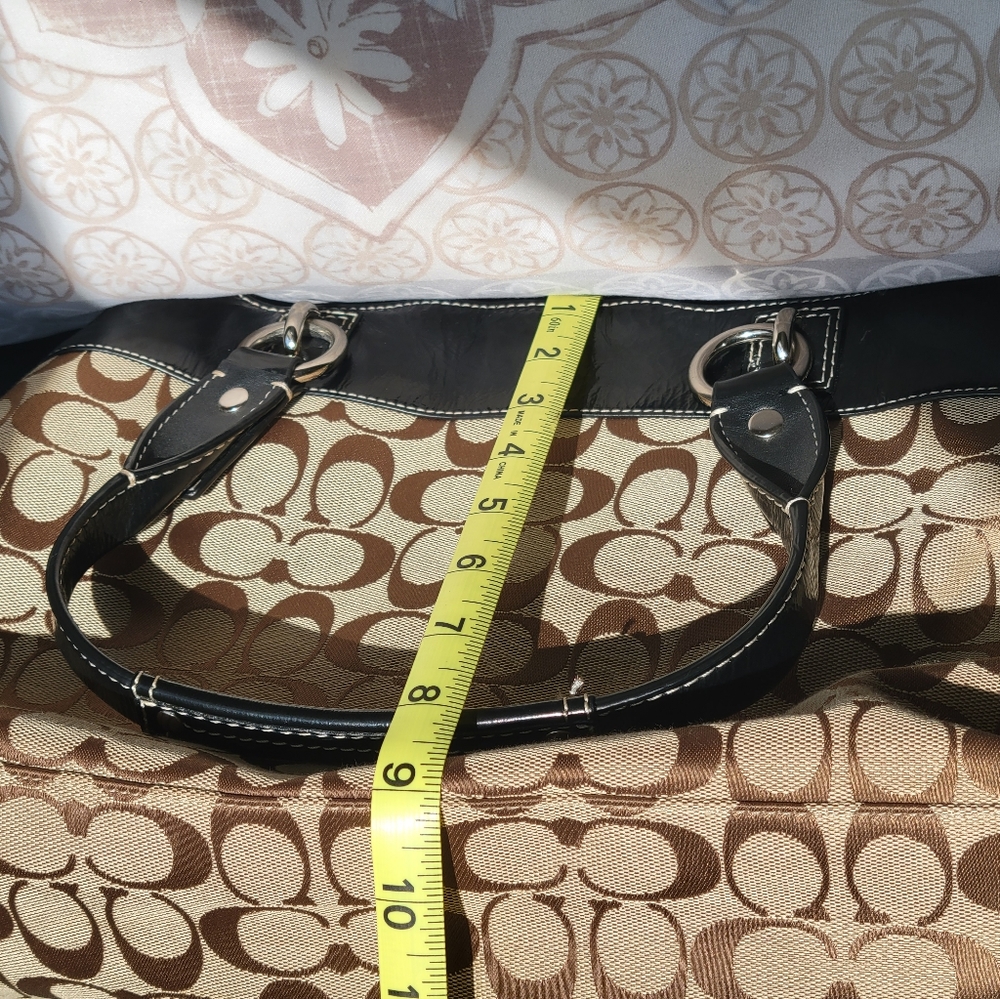 Coach Penelope Signature Printed Shoulder Purse Handbag F15533 - Picture 10 of 13